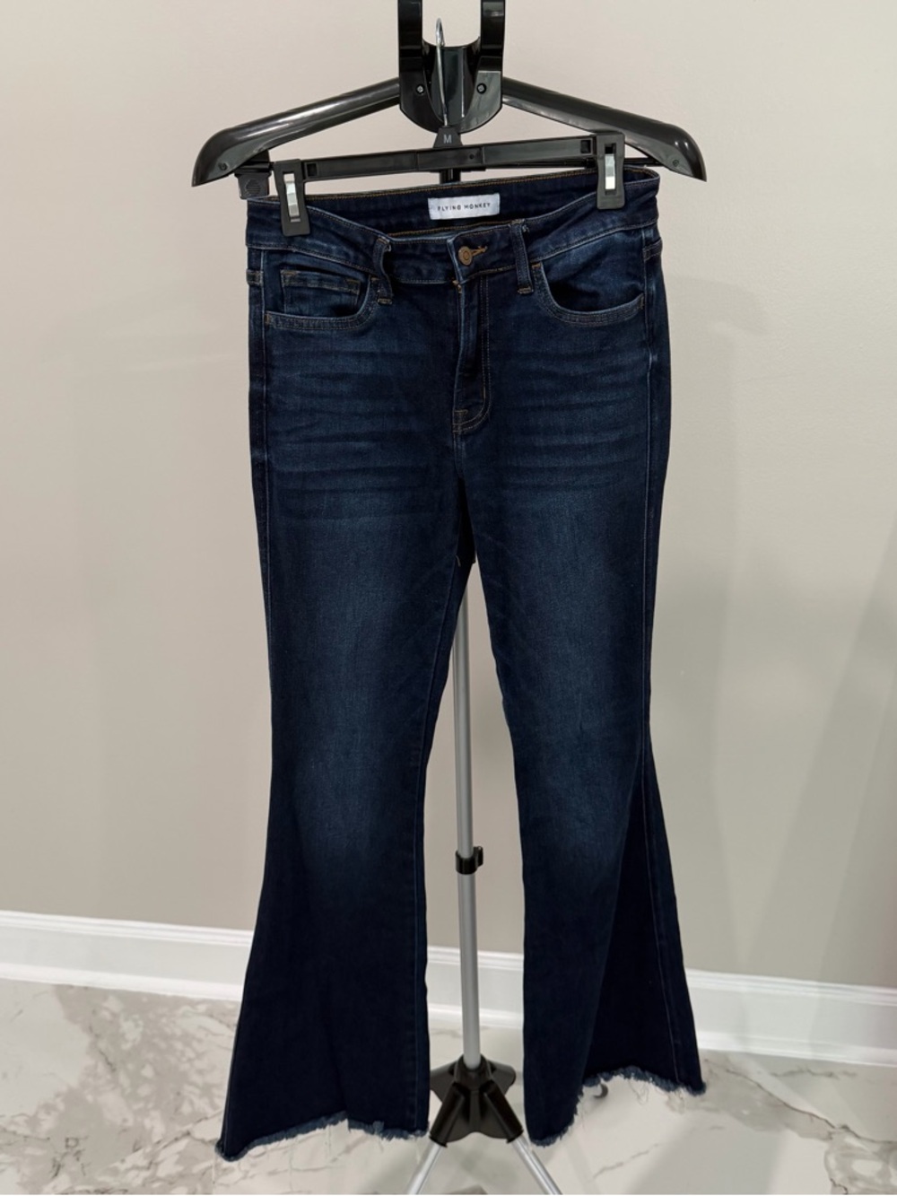 Flying Monkey- Women’s Dark Blue Flare Jeans